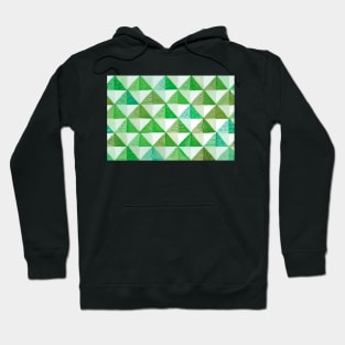 Watercolor quilt - green Hoodie